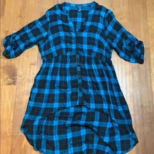 Torrid plaid tunic